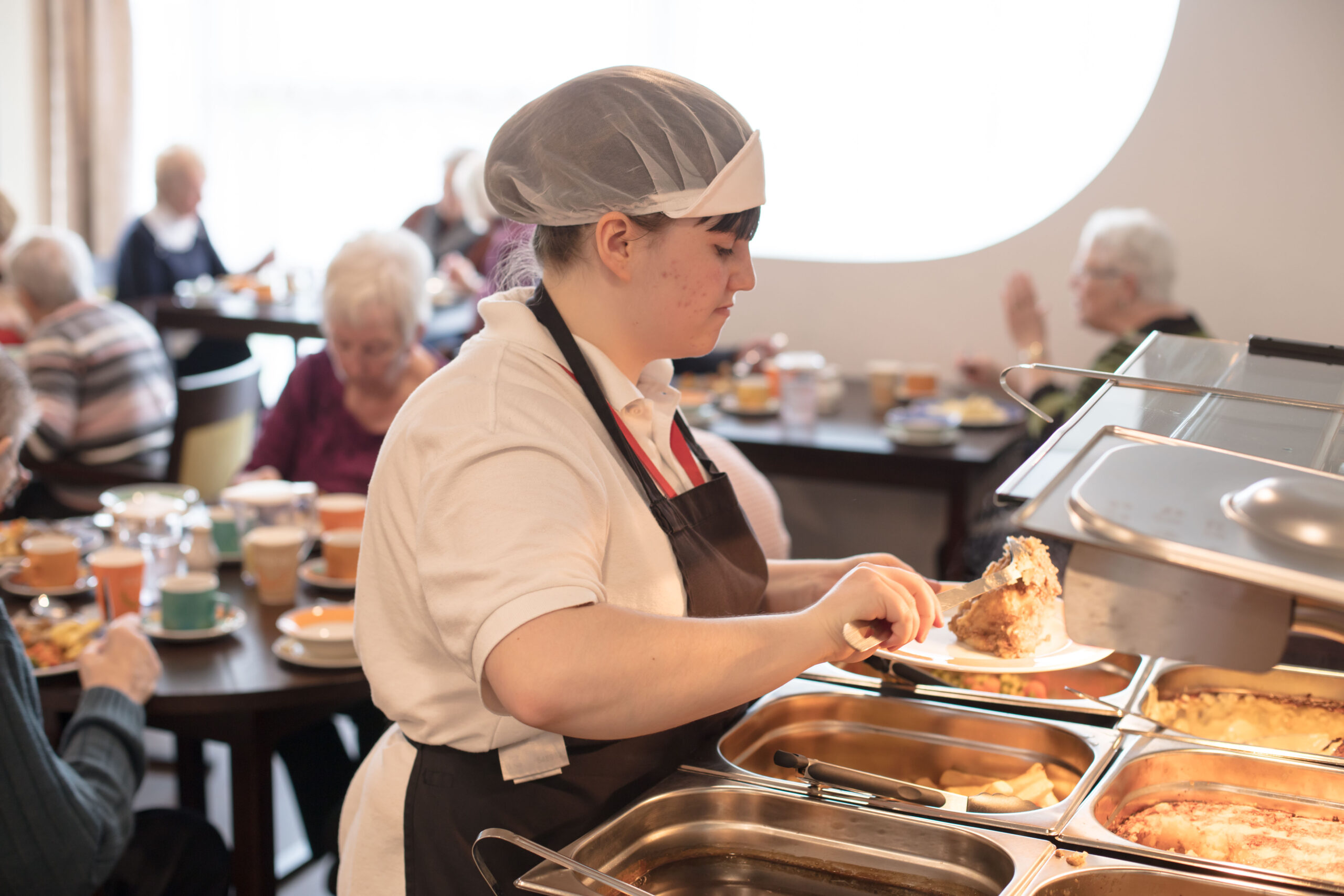 Chef preparing food
