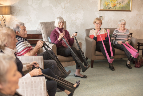 chair exercise at cassa di lusso